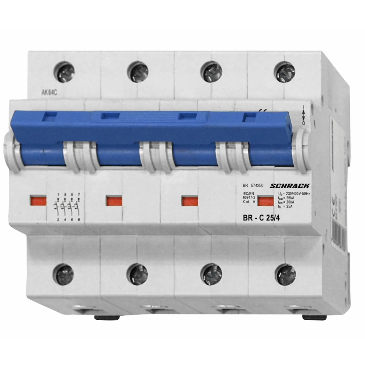 Автоматический выключатель C25/4, 25кА