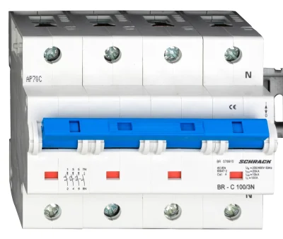 Автоматический выключатель C100А/3+N, 20КА