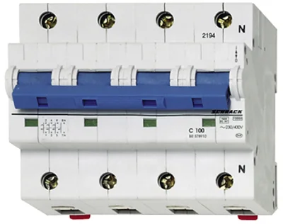 Автоматический выключатель D63/3+N, 25кА