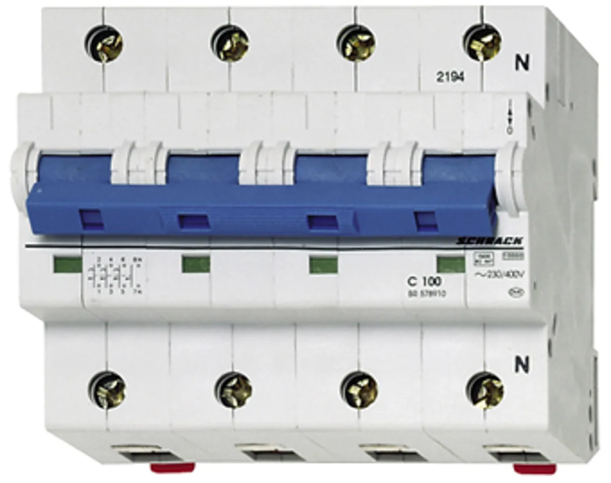 Автоматический выключатель D80/3+N, 20кА