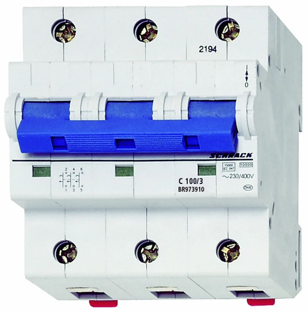 Автоматический выключатель C100/3, 10кА