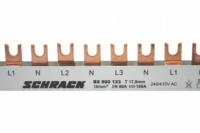 Шина вилочная L1N/L2N/L3N 10мм.кв, 1 метр, BS