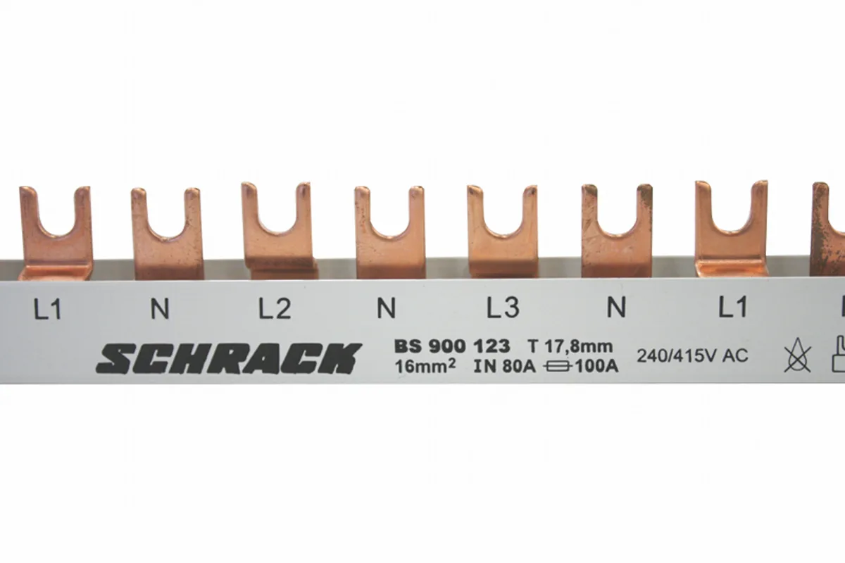 Вилкалық шина L1N/L2N/L3N 10 мм.кв, 1 метр, BS