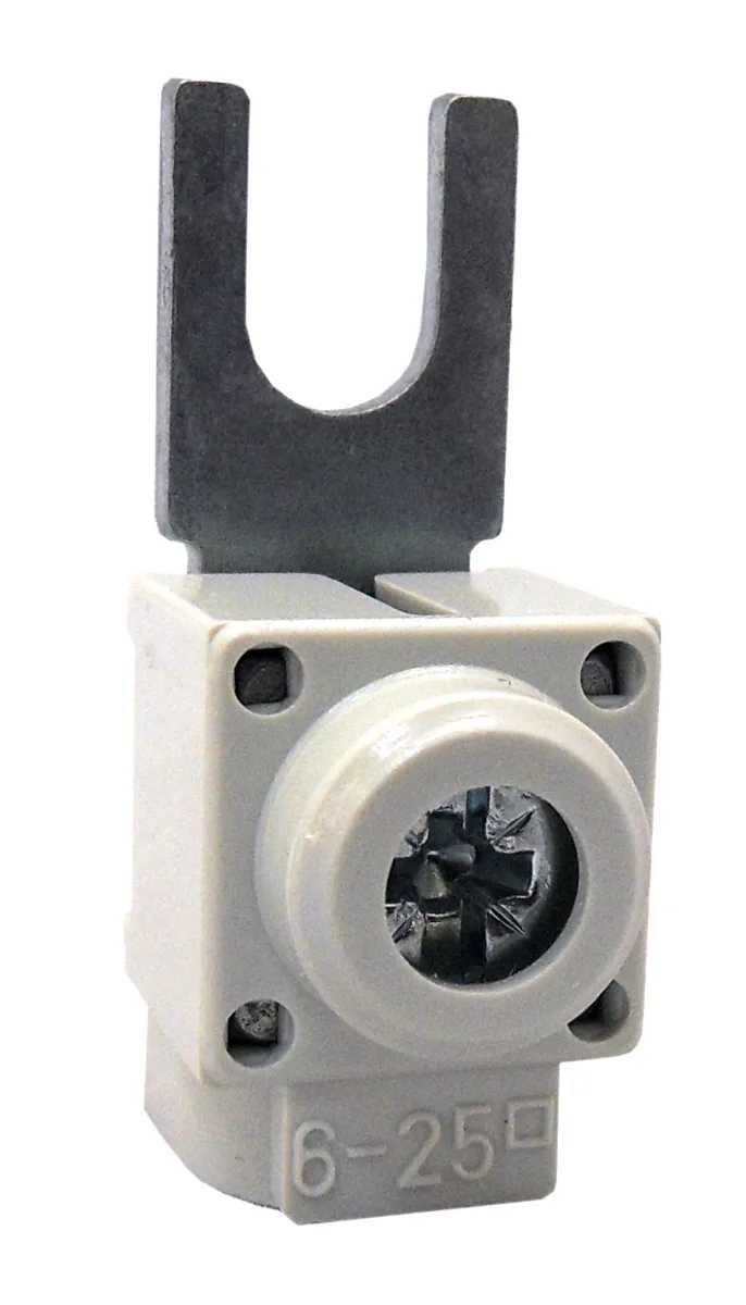 Зажим вилочный, прямой, 6-25мм, короткий