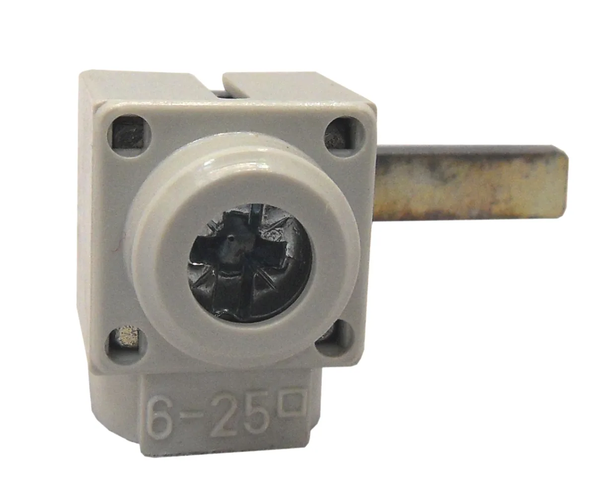 Зажим штырьковый, боковое подключение, 6-25мм, короткий