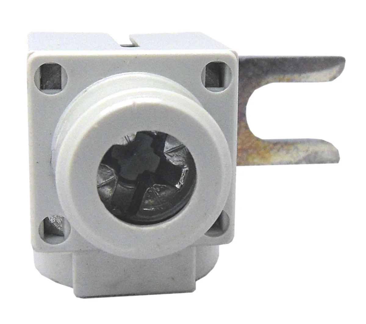 Зажим вилочный, подключ. сбоку, 6-50мм, короткий