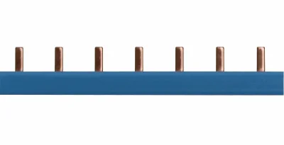 Шина штыревая Small Connect 1-п 10мм.кв, 1 метр, синяя, BS