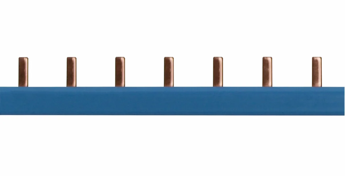 Шина штыревая Small Connect 1-п 10мм.кв, 1 метр, синяя, BS