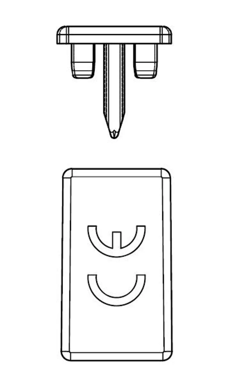 Торцевая заглушка для 2-п шин BSB 10 мм.кв.