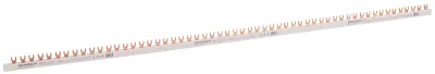 Fork rail bus bar 2-pole 10mm², 1 meter, BSB
