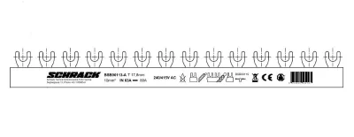 Шина вилочная 3-п 10мм.кв, 1 метр, BSB