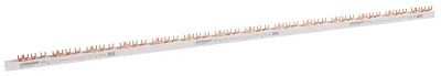 Four-pole busbar 16mm² sq, 1 meter, BSB, Schrack