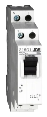 Переключатель модульный 16А, 1 перекл.контакт, І-0-2