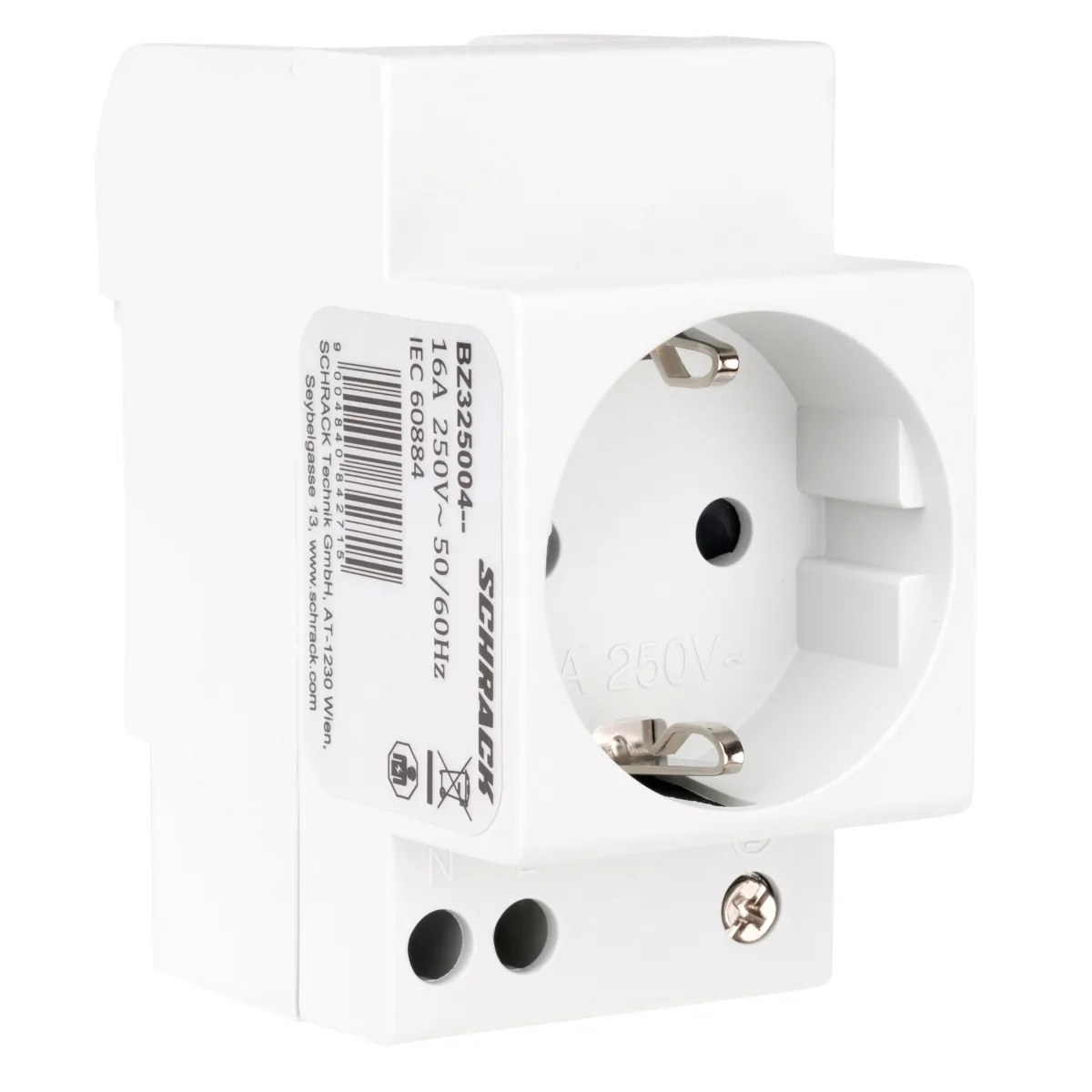 Розетка на DIN-рейку