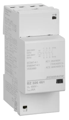 Контактор модульный 25A/4NO/230VAC/2MW