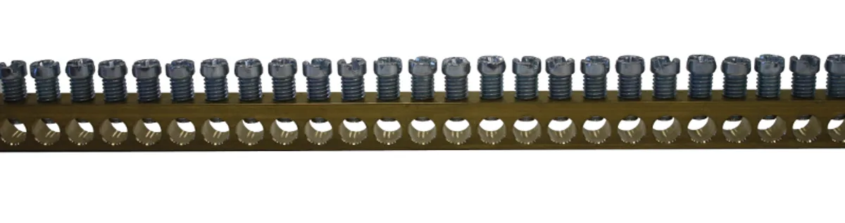 Шина нейтрали, L=1м, 16мм.кв