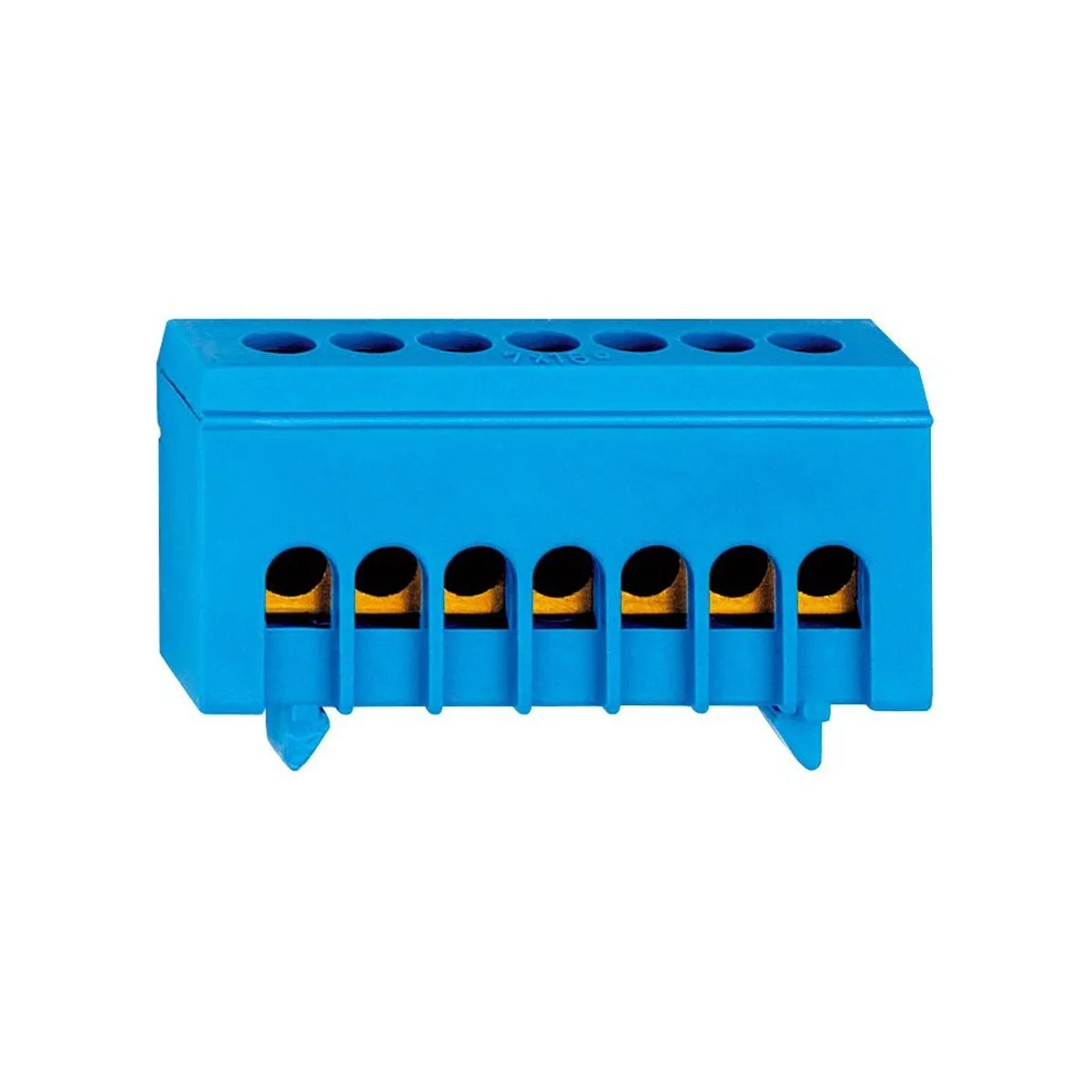 Клемма нейтрали, 7 отверстий, изолированная