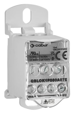 Клеммный блок 1-пол/80А 3х16/4х6мм.кв