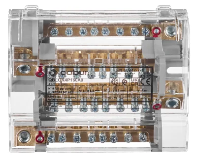 4-Pole Terminal Block 160A, 1×50mm², 2×35+6×16mm²