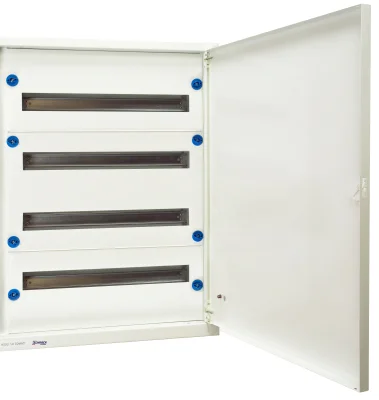 Щит накладной 4x24M, белый, дверь стандарт.