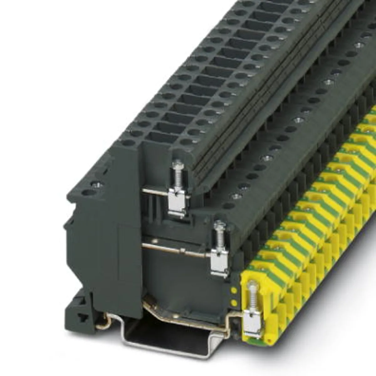 Көпсатылы TBIO 2,5-PE/L/L I жерге түсіру клеммасы, болт