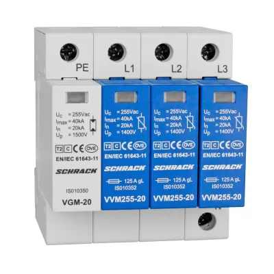 УЗИП 3+1/TT/TN-S/T2(C)/255VAC/20kA