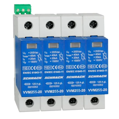 УЗИП 4+0/TN-S/T2(C)/255VAC/20kA+RC
