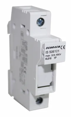 Держатель предохранителя 32A/1, 10x38