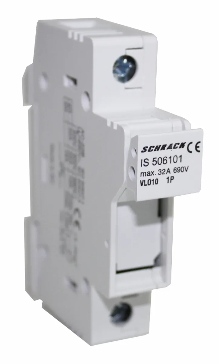 Держатель предохранителя 32A/1, 10x38