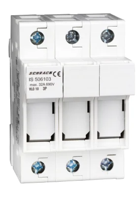 Держатель предохранителя 32A/3, 10x38