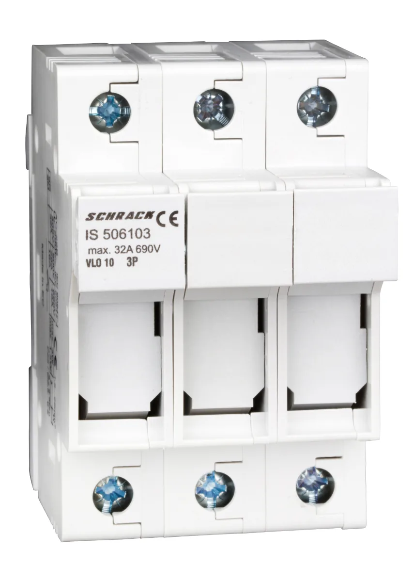 Держатель предохранителя 32A/3, 10x38