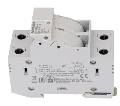 Держатель предохранителя 20A/2, 1000VDC, 10x38