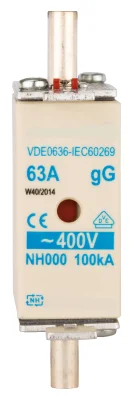 Предохранитель, типоразмер 00, 63А, 400VAC