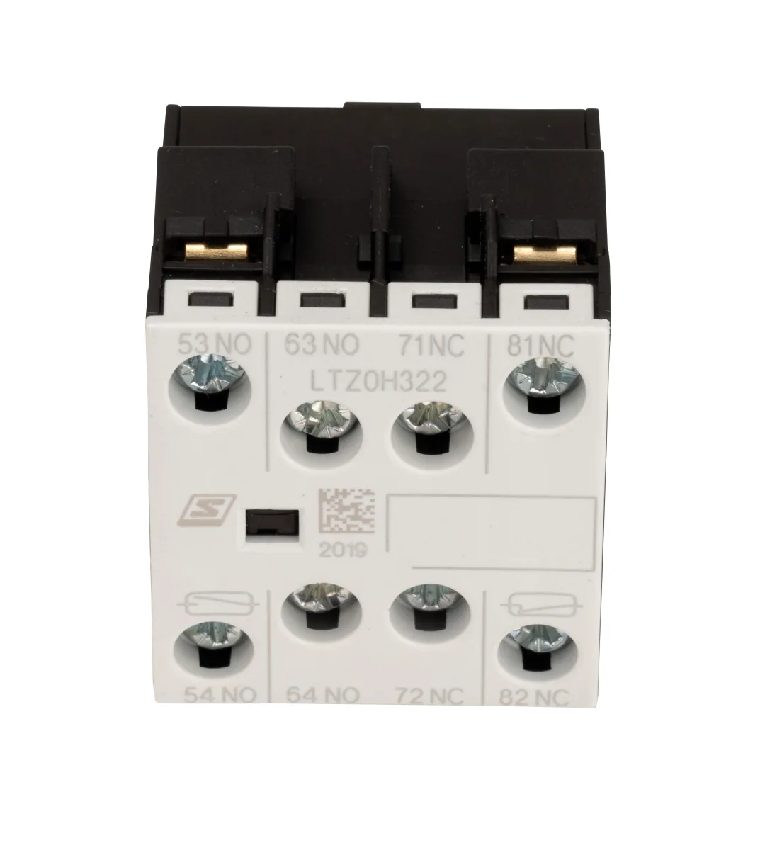Вспомогательный контакт, фронтальный, 2НО+2НЗ, 1НО+1НЗ для контакторов LTH0
