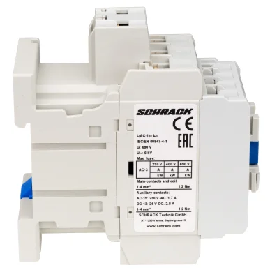 Контактор  3-пол, 5,5kBт/12А/1НО+1НЗ/230В перем.ток