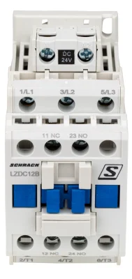 Contactor 3-pole, CUBICO Classic, 5,5kW, 12A, 1NO+1NC, 24VDC