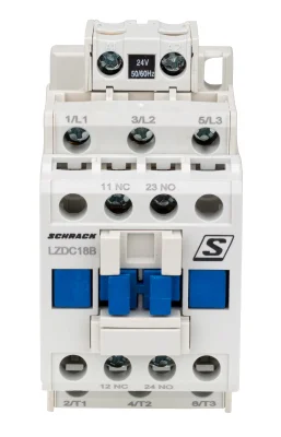 Contactor 3-pole, CUBICO Classic, 7,5kW, 18A, 1NO+1NC, 24VAC