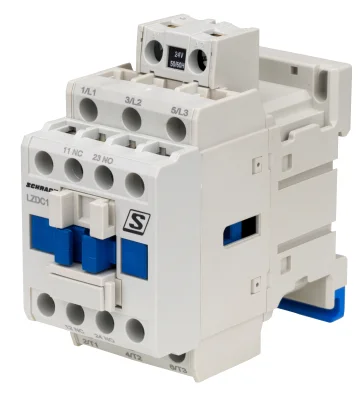 Contactor 3-pole, CUBICO Classic, 7,5kW, 18A, 1NO+1NC, 24VAC