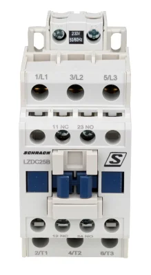 Контактор  3-пол, 11kBт/25А/1НО+1НЗ/230В перем.ток
