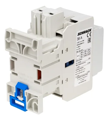Contactor 3-pole, CUBICO Classic, 18,5kW, 38A,1NO+1NC, 24VAC