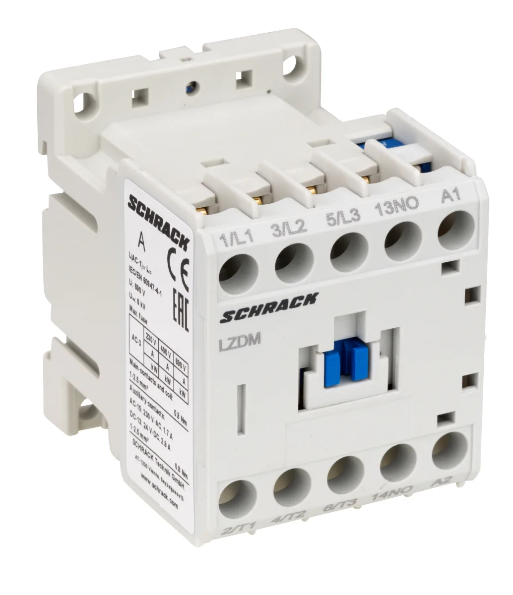 CUBICO Mini Contactor 5.5kW/AC3/12A/1NO Coil 24VDC