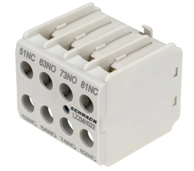 Вспомогательный контакт 2НО+2НЗ, фронтальный CUBICO Mini