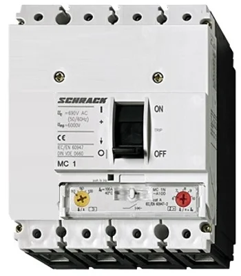 Автоматический выключатель 63А/4, 25кА, тип А