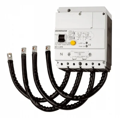 УЗО 4 полюса, до 3А для MC1, монтаж справа