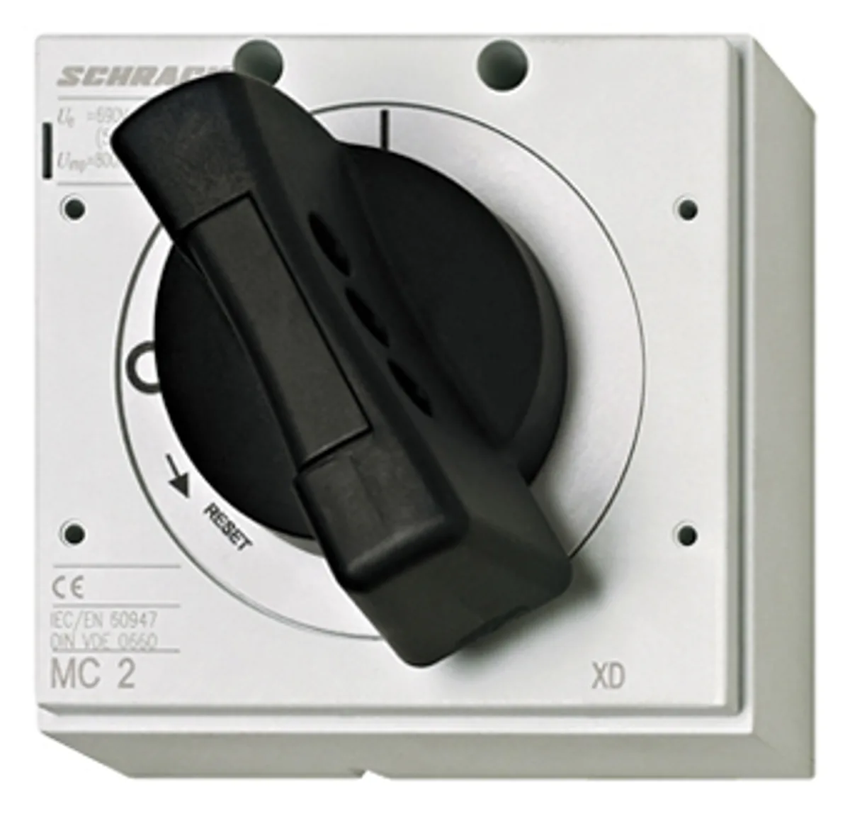 Ручка для MC2 с блокировкой,  черный/серый