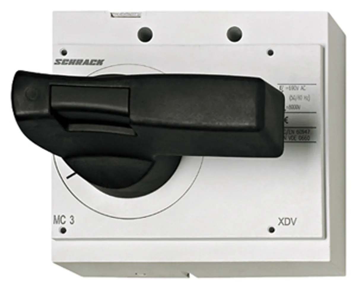 Ручка для MC3 с блокировкой,  черный/серый