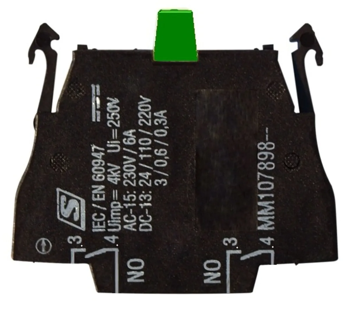 Контактный элемент 2НО пружинные клеммы