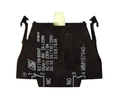 Контактный элемент 1НО+1НЗ пружинные клеммы 