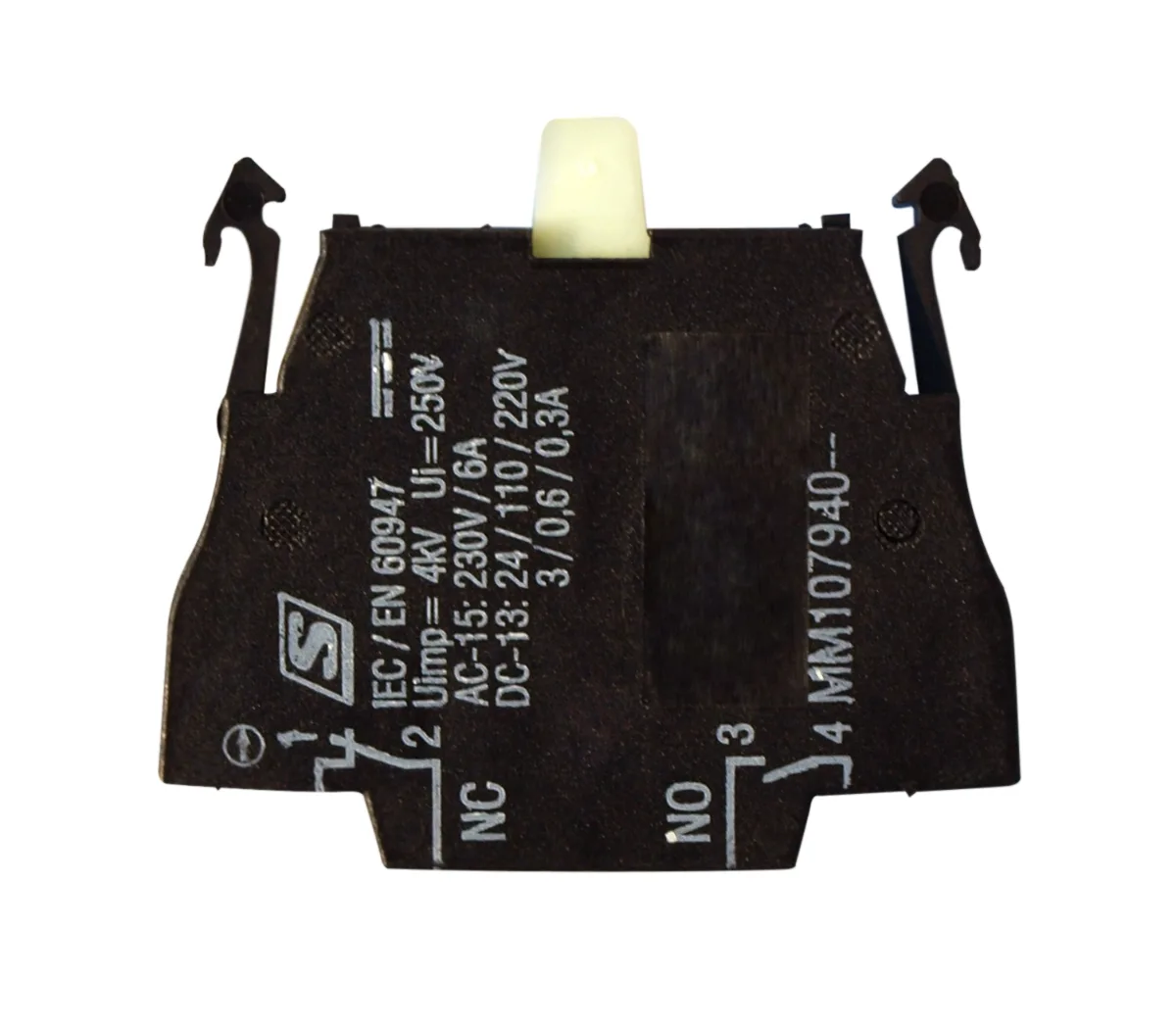 Контактный элемент 1НО+1НЗ пружинные клеммы 