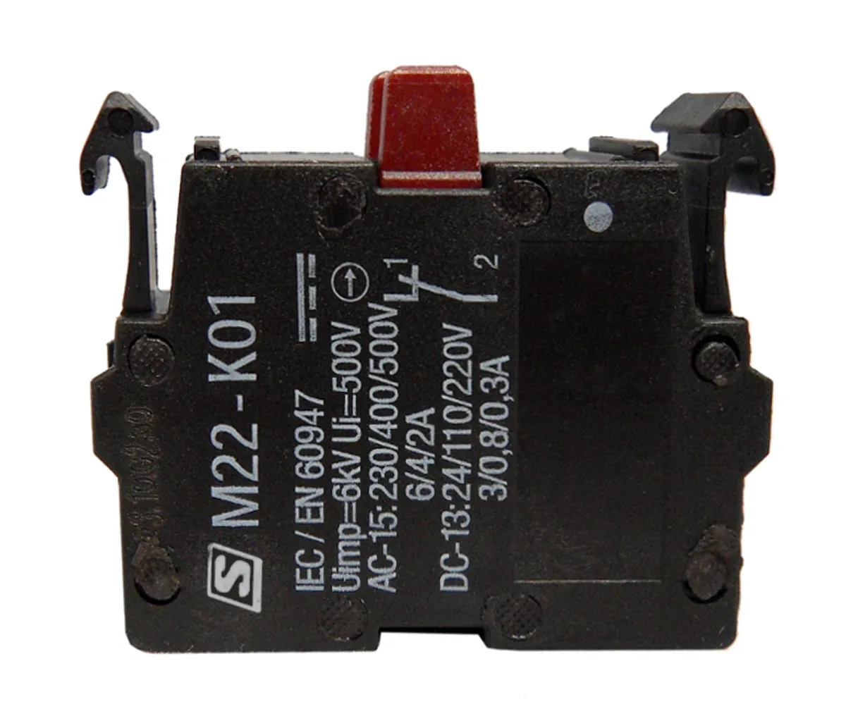 Контактный элемент 1НЗ пружинные клеммы